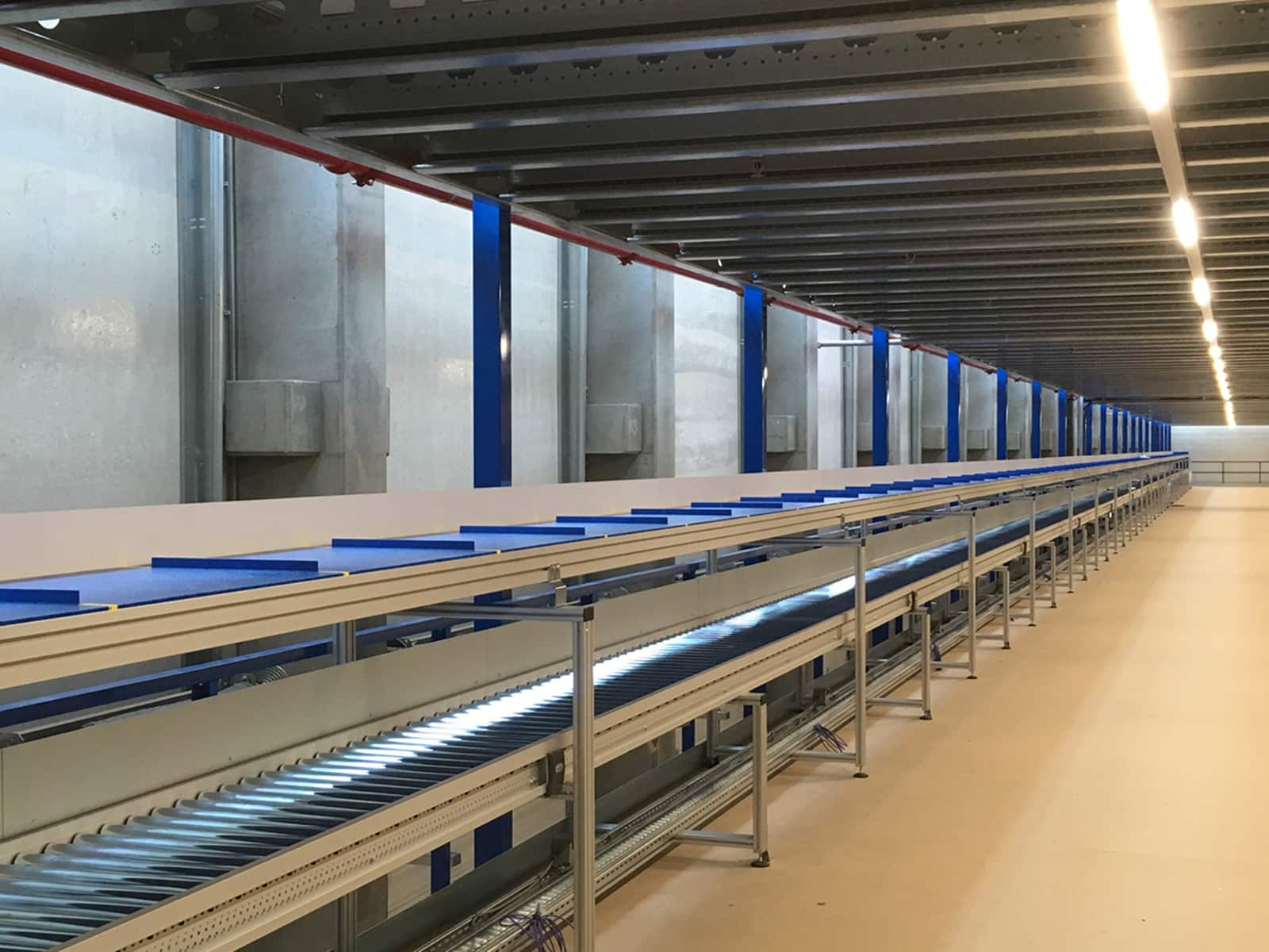 Efficient internal transport system for supply chain management in ...